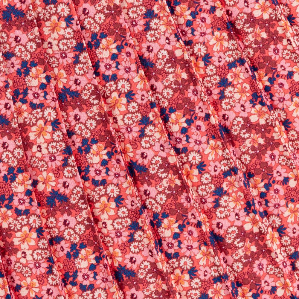 IKKS-Pink Floral Pleated Skirt | Childrensalon Outlet