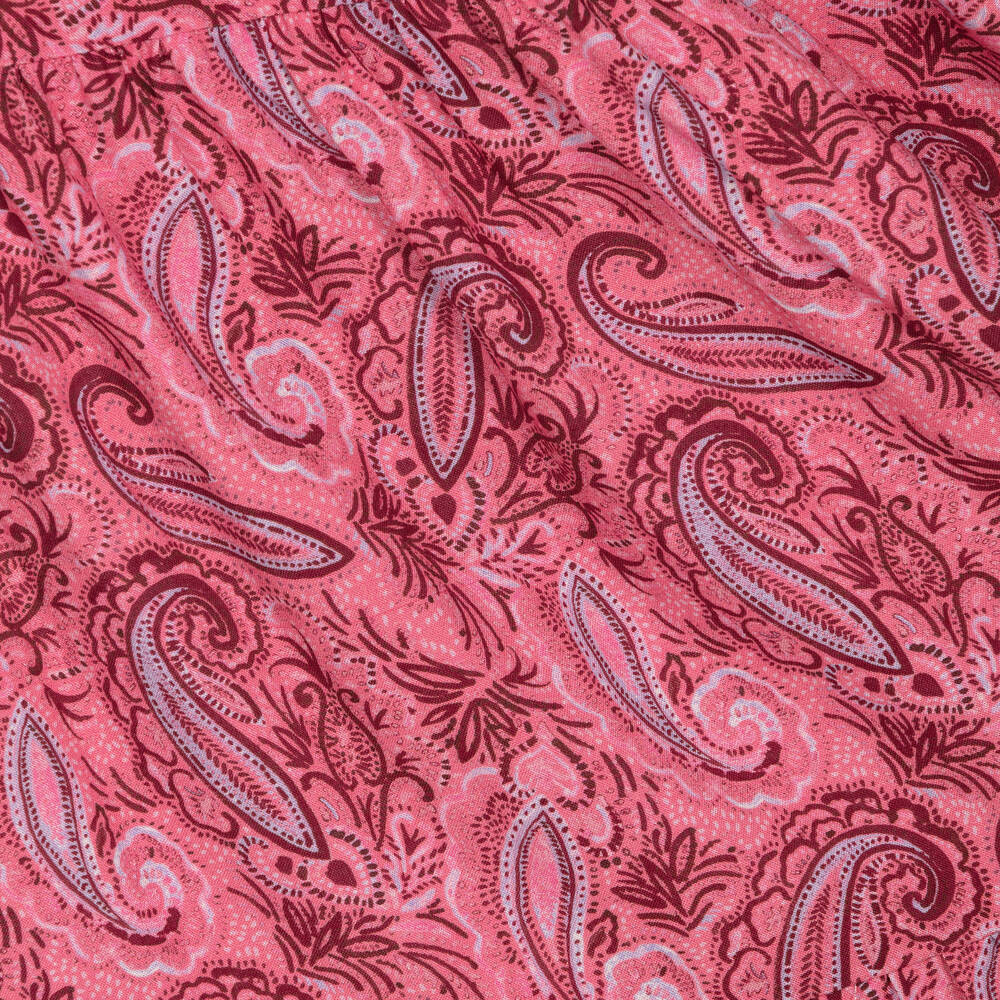 IKKS-Pink Paisley Long Dress | Childrensalon Outlet