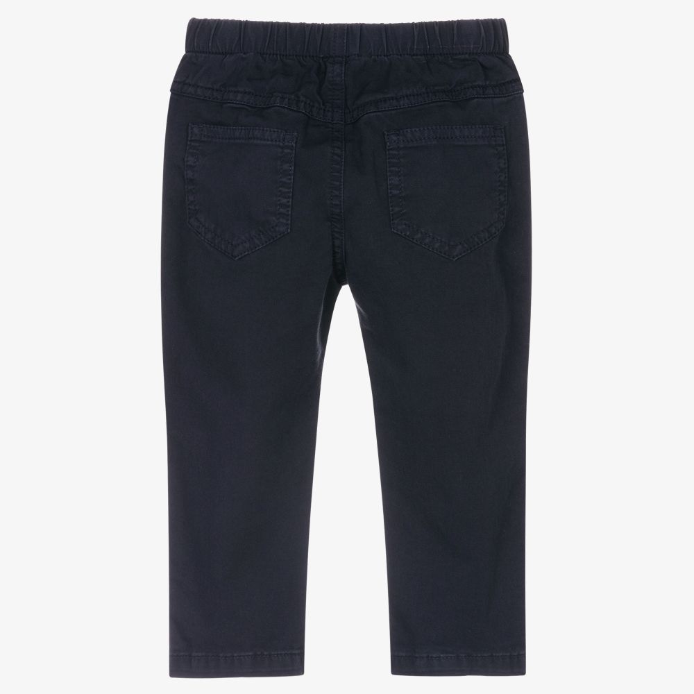 Il Gufo-Синие брюки из саржи для малышей | Childrensalon Outlet