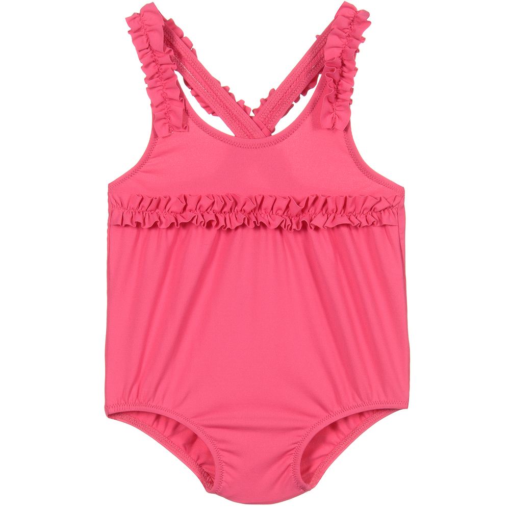 Il Gufo - Maillot de bain fuchsia Bébé fille | Childrensalon