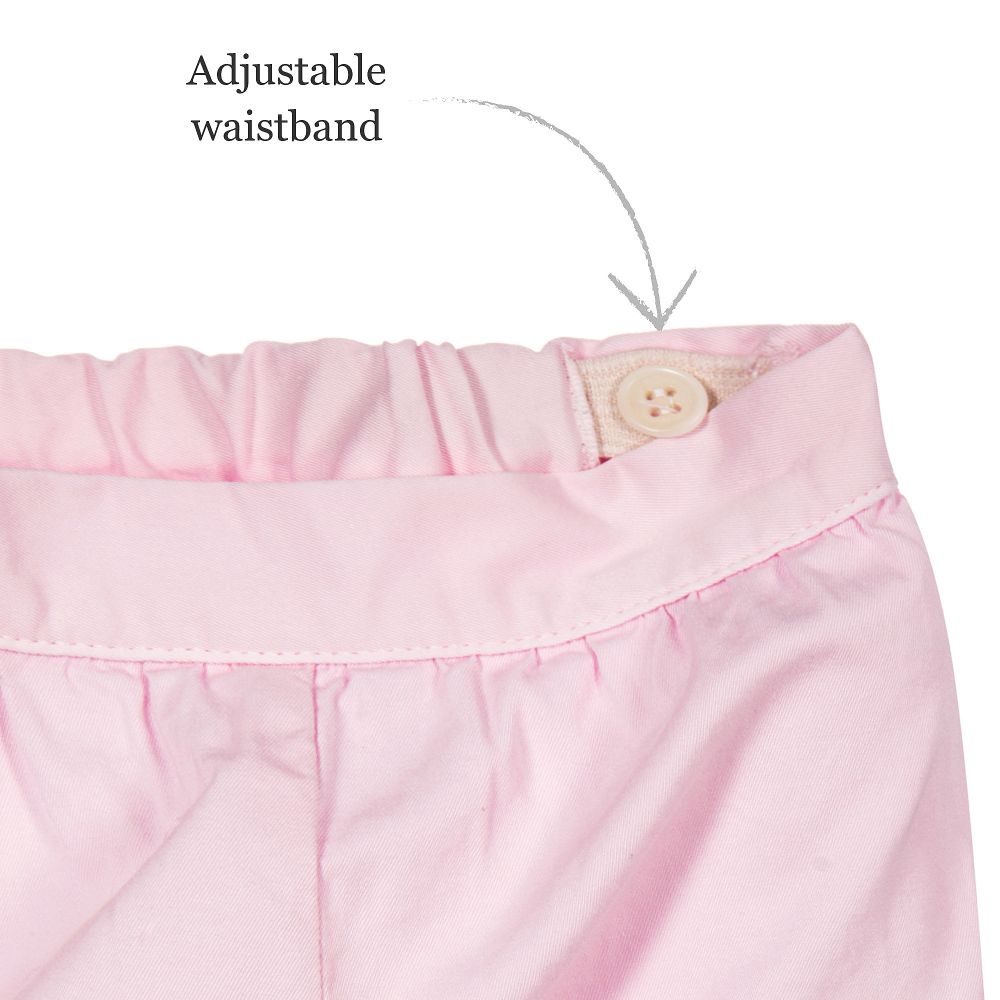 Il Gufo-Baby Girls Pink Shorts | Childrensalon Outlet