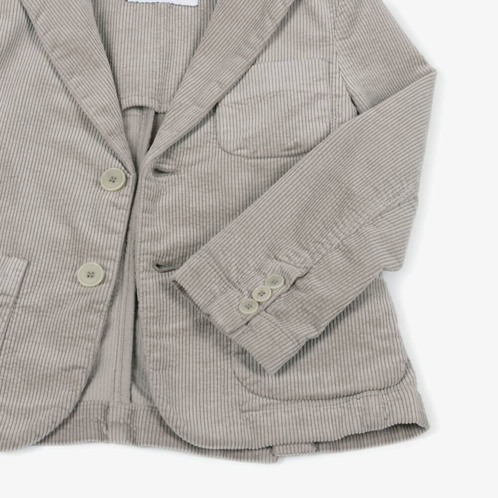 Il Gufo-Beige Cord Blazer | Childrensalon Outlet