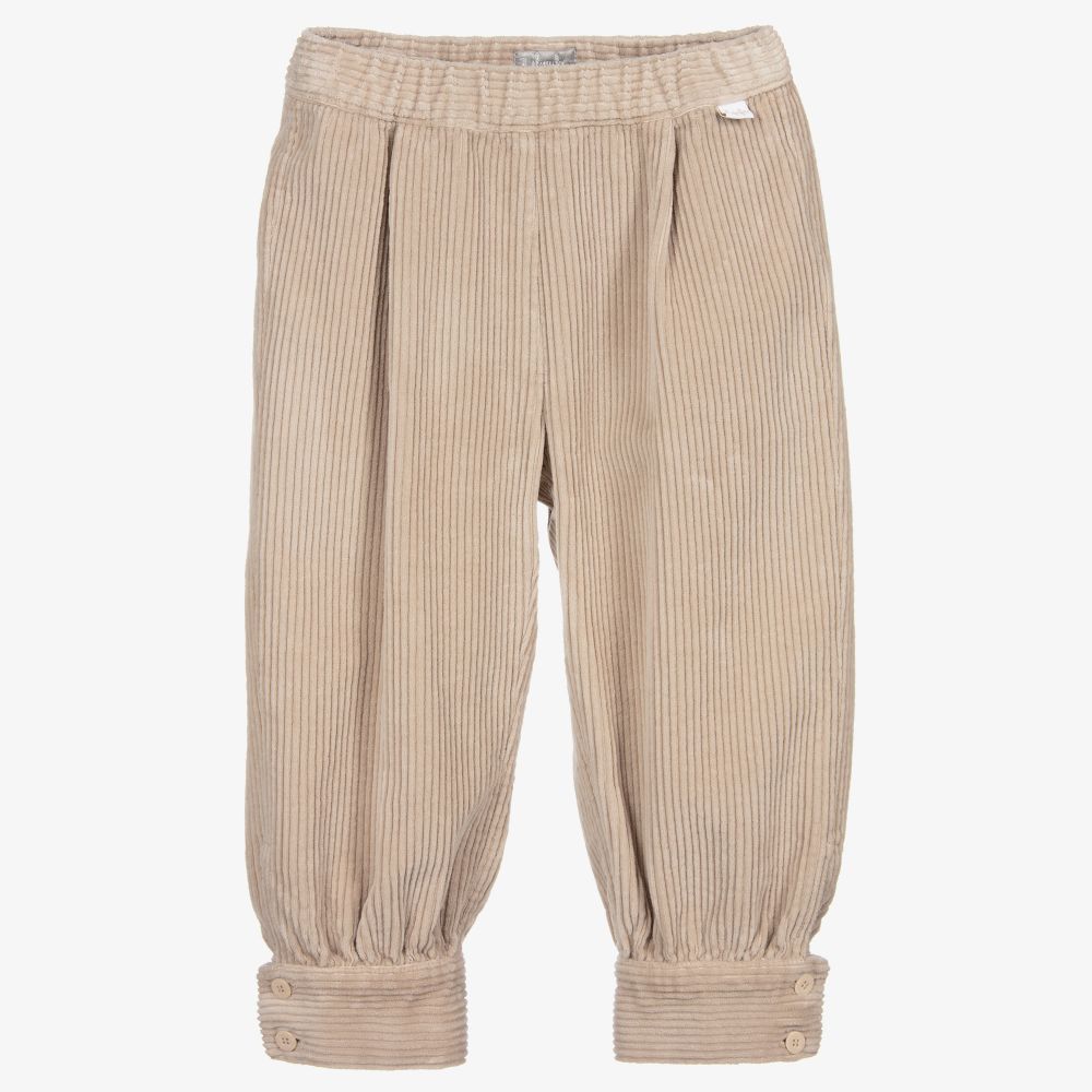 Il Gufo - Beige Cotton Corduroy Trousers | Childrensalon