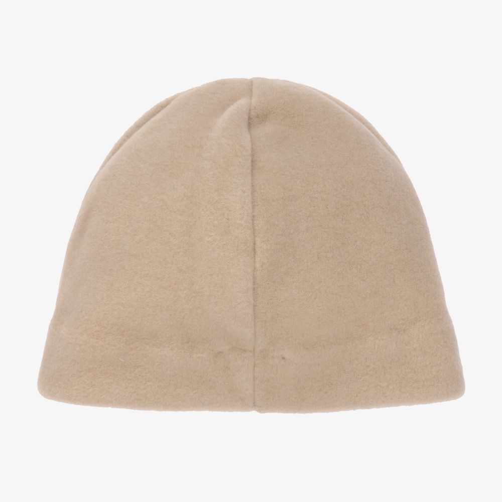 Il Gufo-Бежевая флисовая шапочка | Childrensalon Outlet