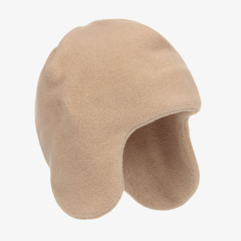 Il Gufo-Beige Fleece Hat | Childrensalon Outlet