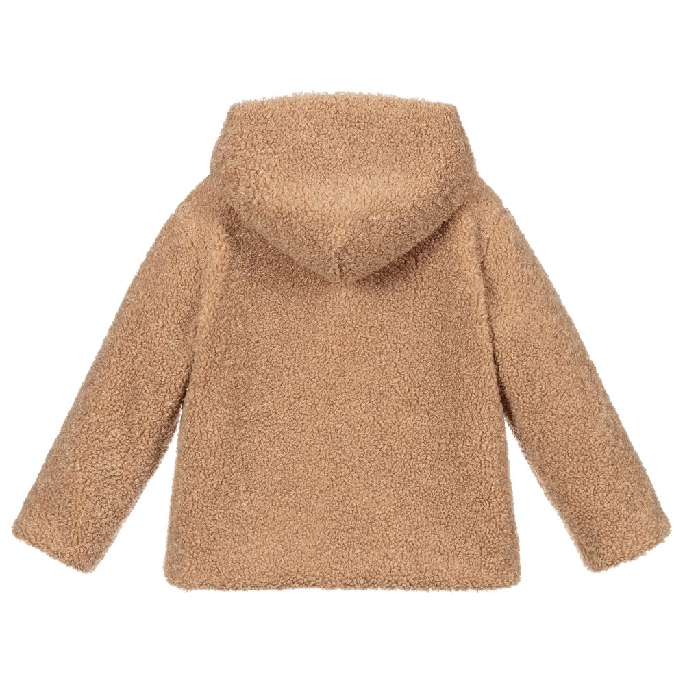 Teddy bear jackets with hood best sale