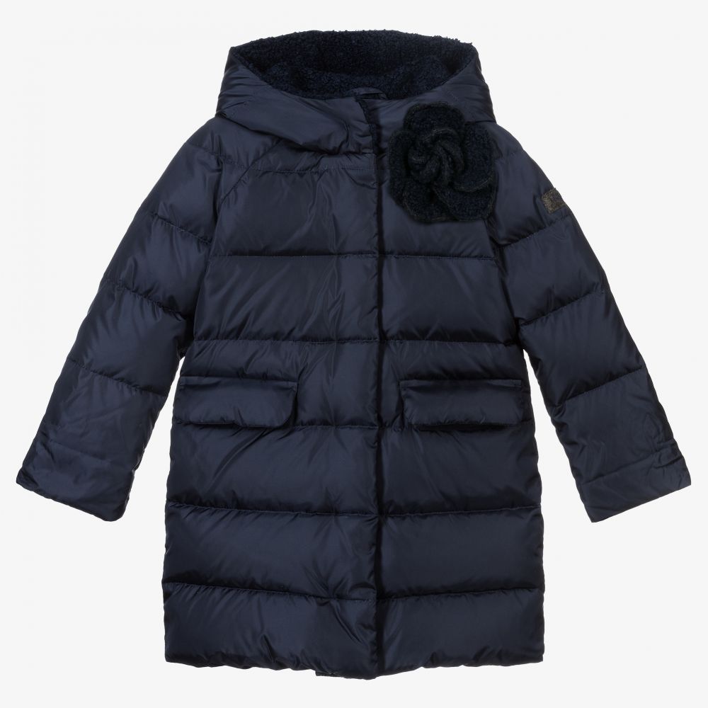 Il Gufo Blue Down Padded Puffer Coat Childrensalon Outlet