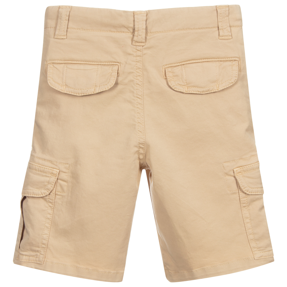 Il Gufo-Boys Beige Cargo Shorts | Childrensalon Outlet