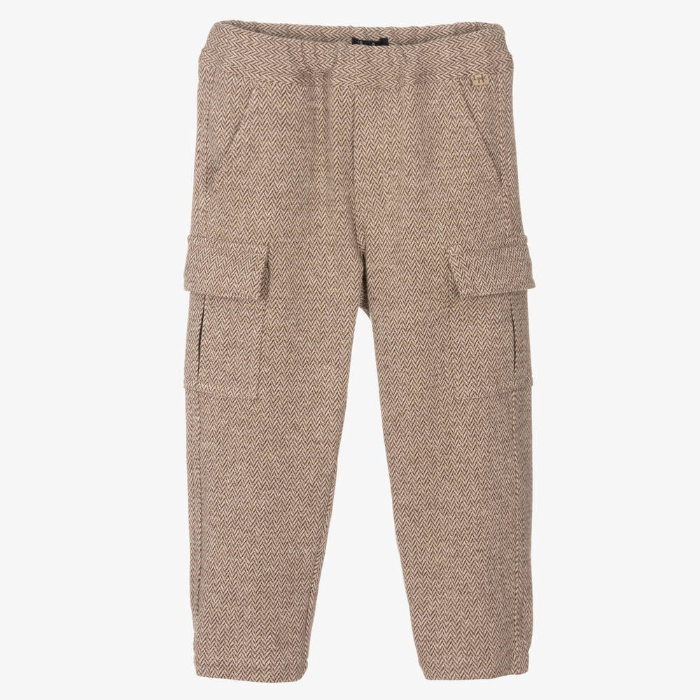 Il Gufo - Бежевые брюки карго для мальчиков | Childrensalon