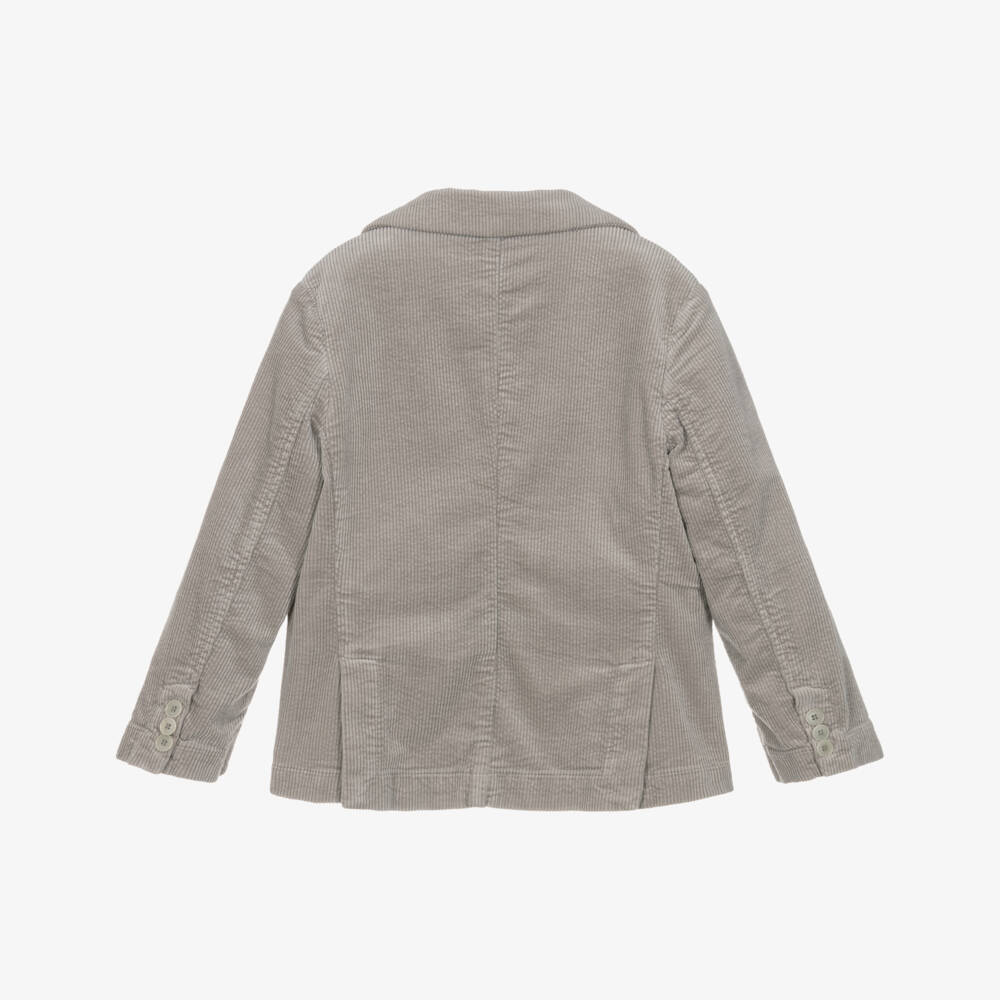 Il Gufo-Boys Beige Corduroy Blazer | Childrensalon Outlet