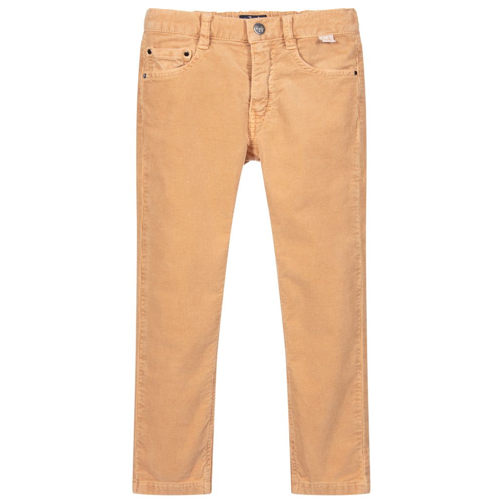 Boys beige trousers clearance