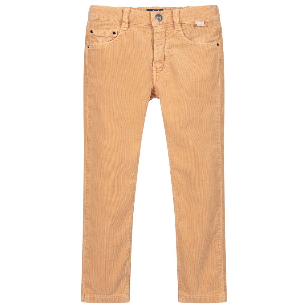 Il Gufo - Boys Beige Corduroy Trousers | Childrensalon