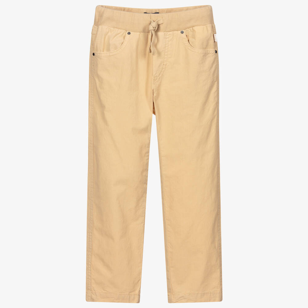 Il Gufo-بنطلون قطن لون بيج للأولاد | Childrensalon Outlet