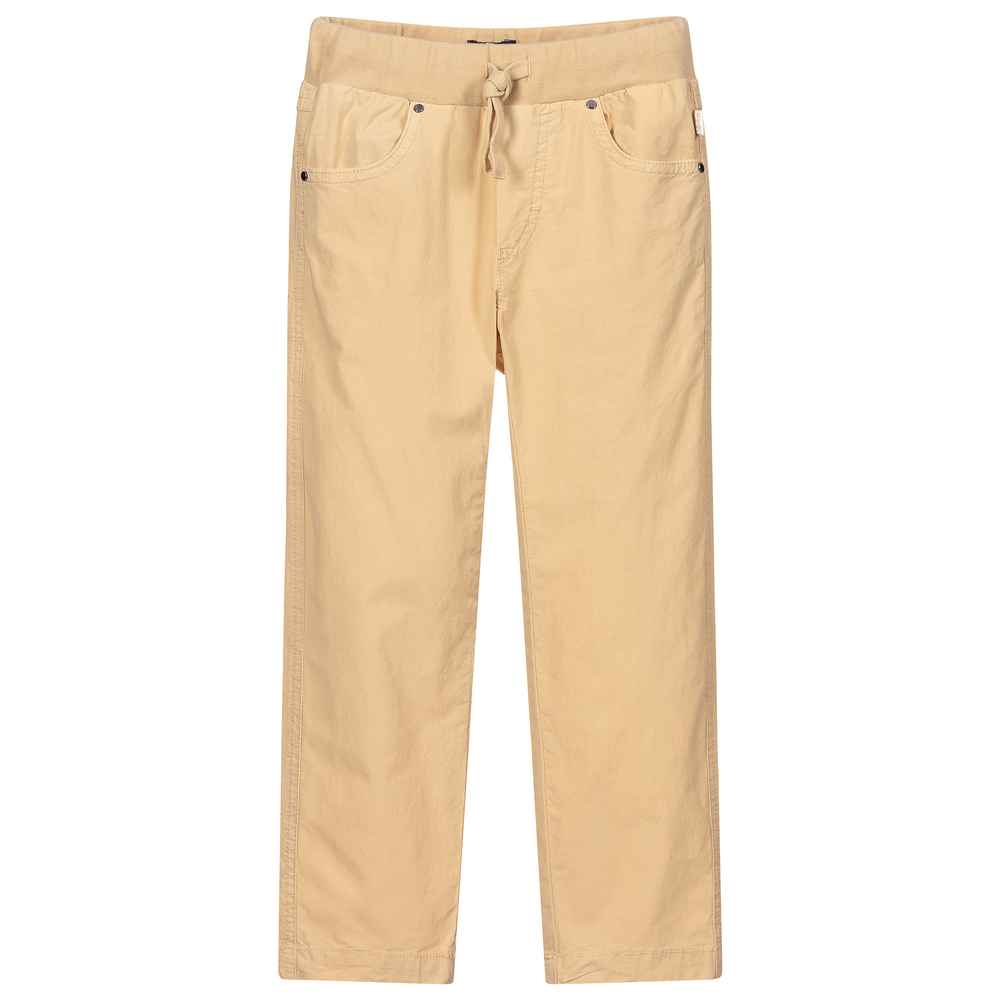 Il Gufo - Бежевые хлопковые брюки для мальчиков | Childrensalon