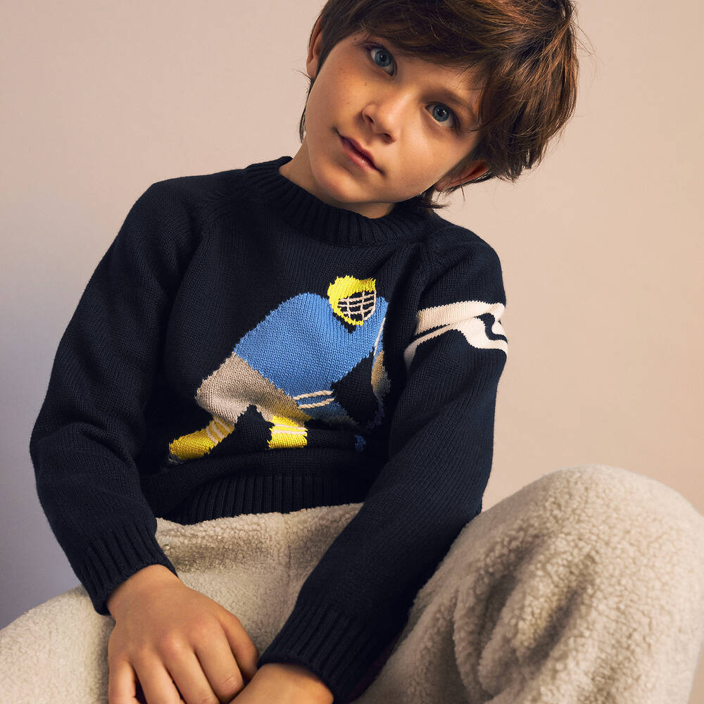 Il Gufo-بنطلون فرو صناعي لون بيج للأولاد | Childrensalon Outlet