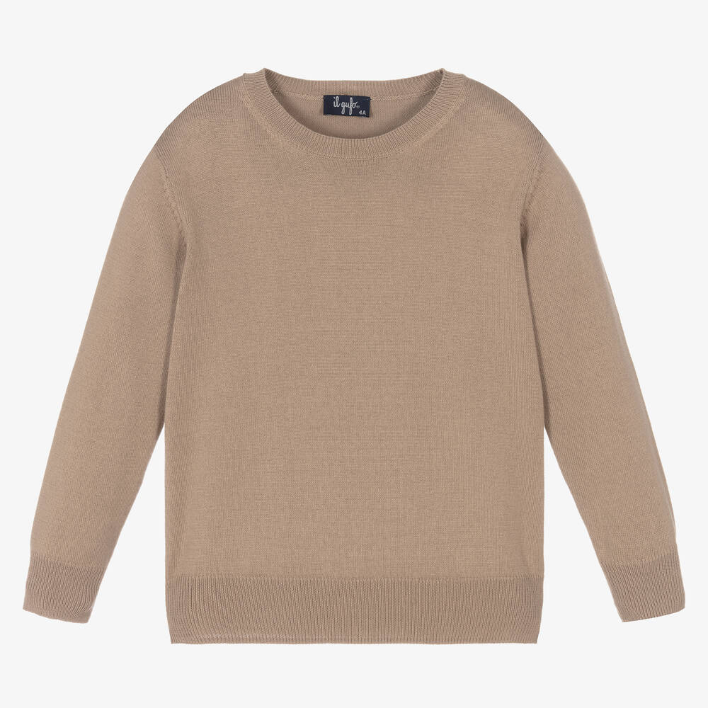 Boys hot sale cream sweater