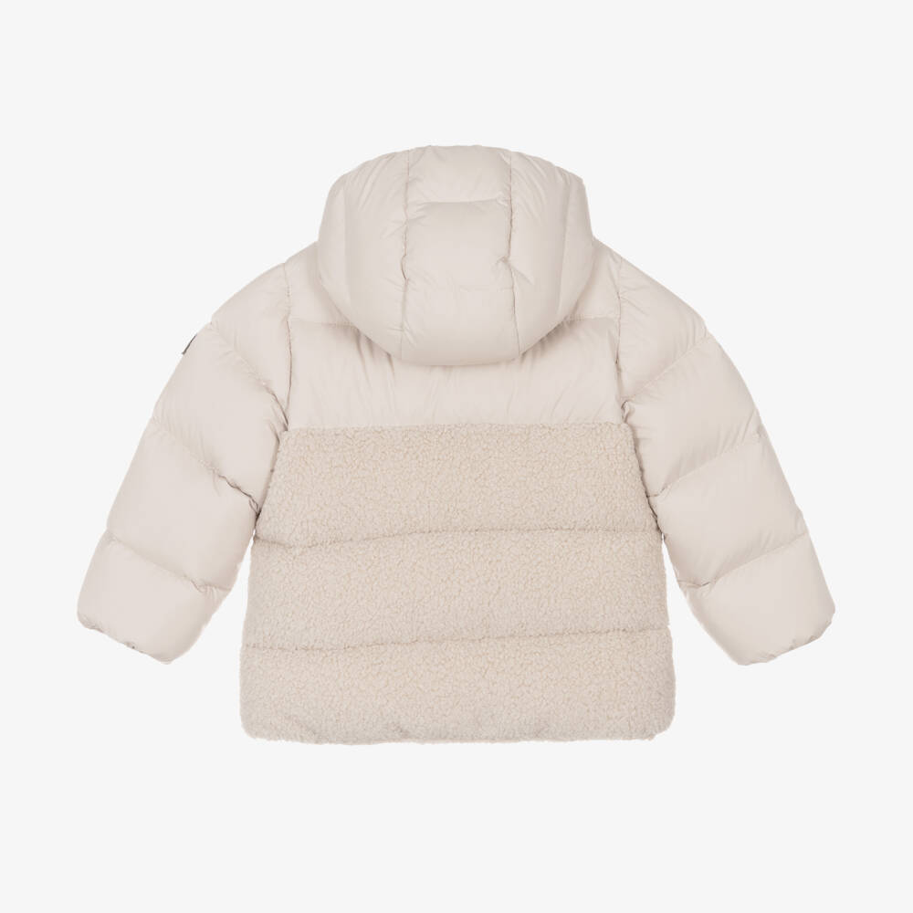 Il Gufo-Boys Beige Quilted Puffer Jacket | Childrensalon Outlet
