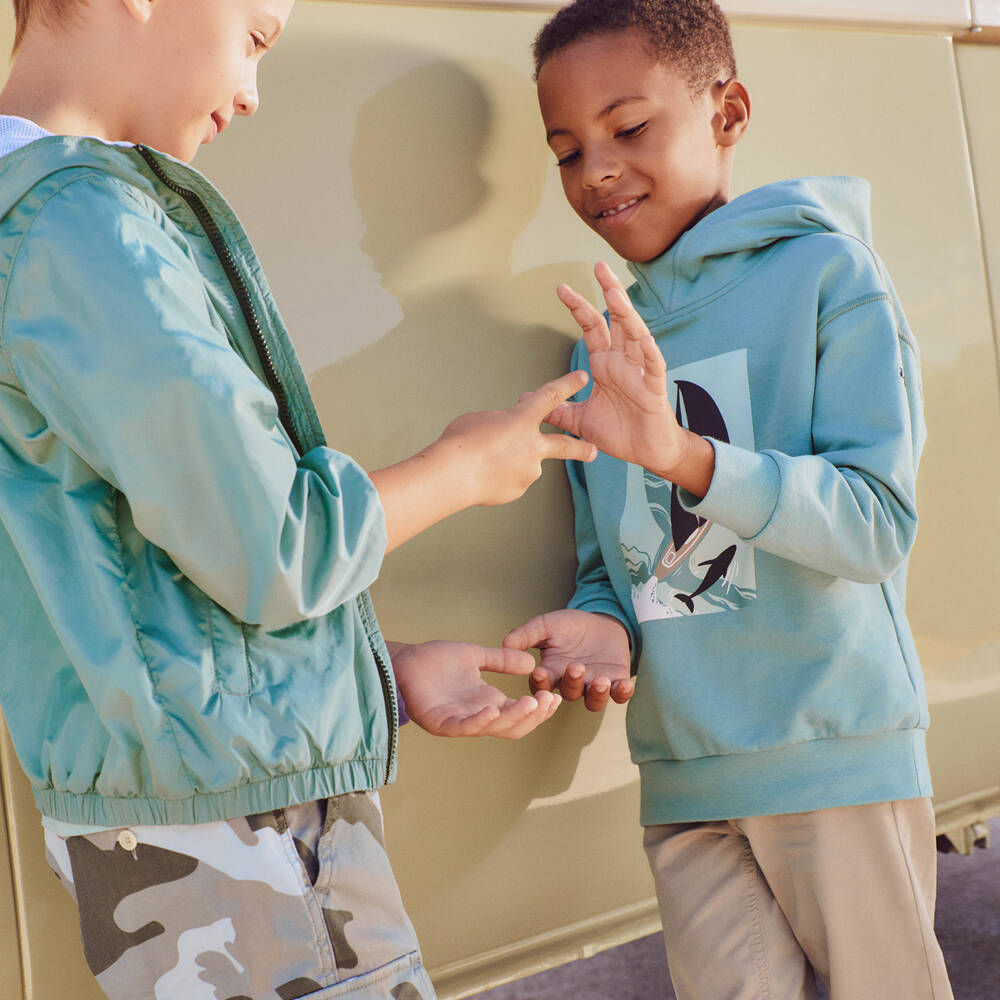 Il Gufo-بنطلون مزيج قطن وكتان لون بيج للأولاد | Childrensalon Outlet