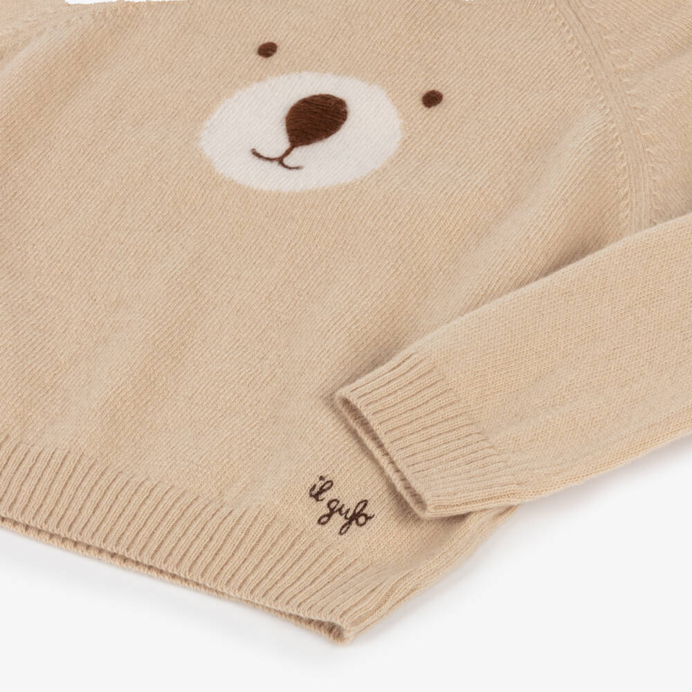 Il Gufo-Boys Beige Wool Trousers Set | Childrensalon Outlet