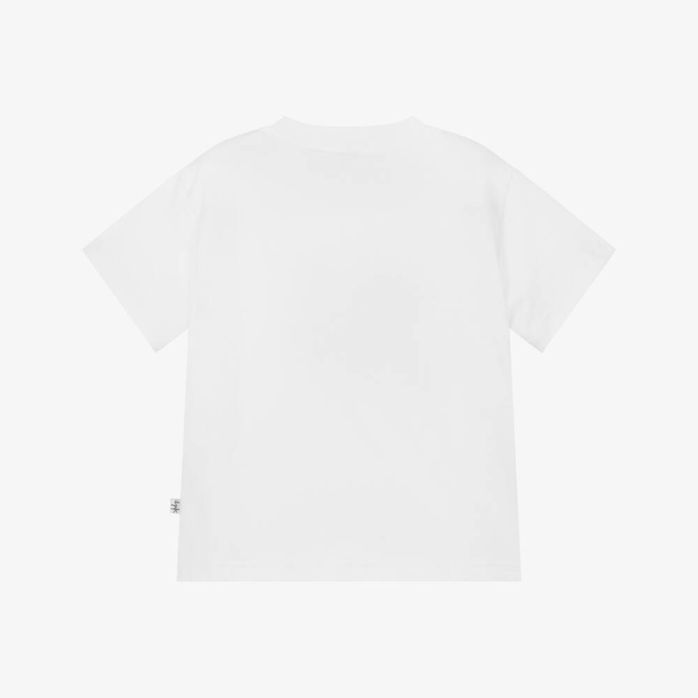 Il Gufo-Boys Bicycle Motif Cotton Tee | Childrensalon Outlet