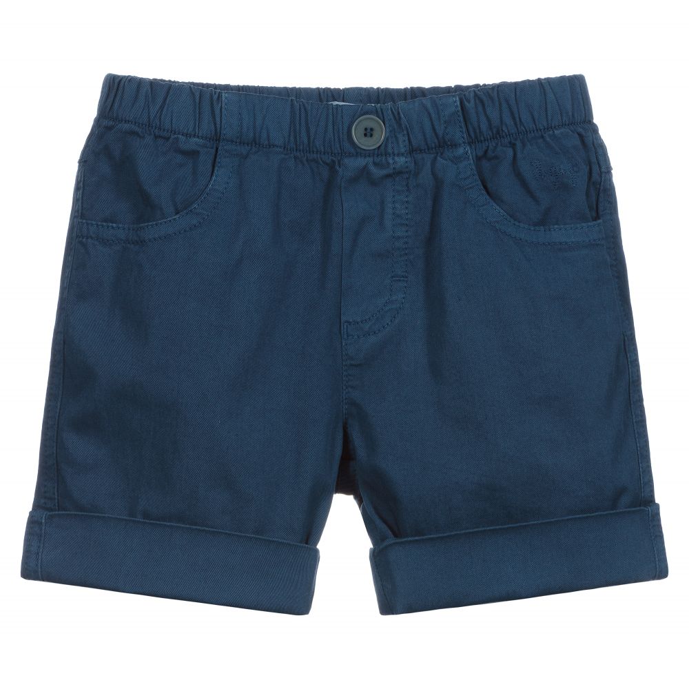 Il Gufo - Boys Blue Bermuda Shorts | Childrensalon