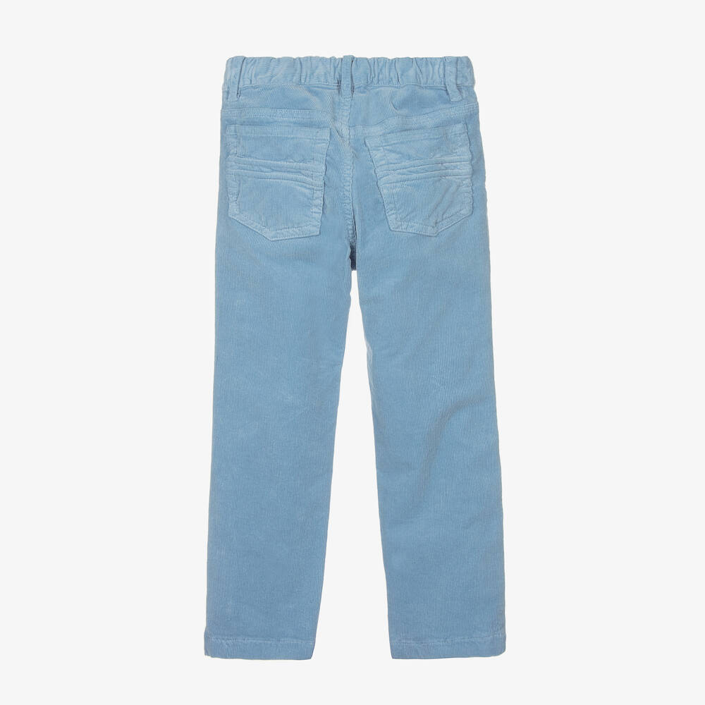 Il Gufo-Boys Blue Corduroy Trousers | Childrensalon Outlet