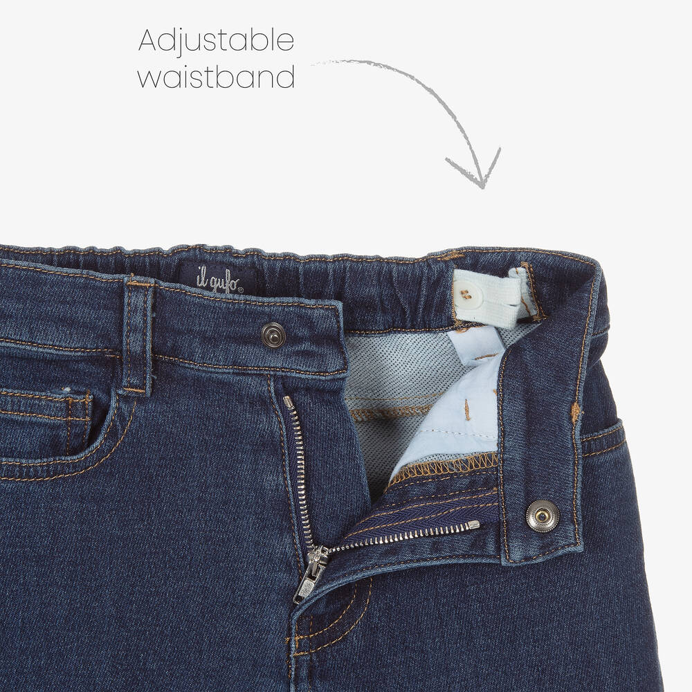 Il Gufo-Boys Blue Cotton Denim Jeans | Childrensalon Outlet