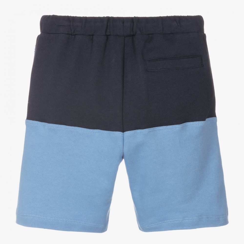 Il Gufo-Boys Blue Cotton Jersey Shorts | Childrensalon Outlet