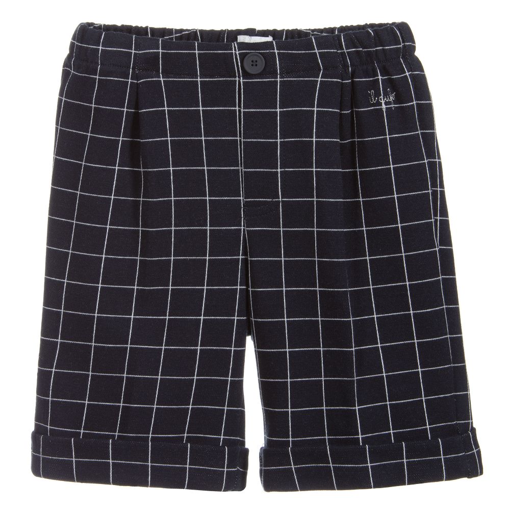 Il Gufo -  Boys Blue Cotton Shorts | Childrensalon