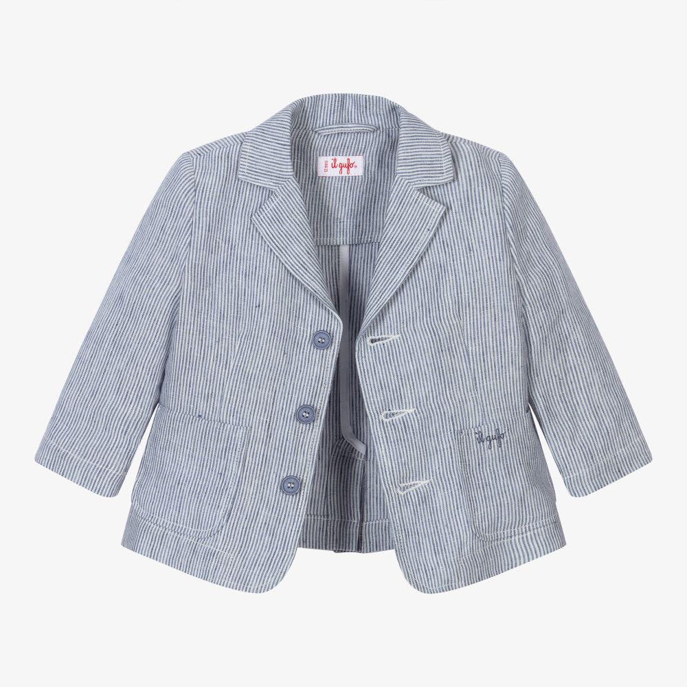 Il Gufo denim blazer - Blue