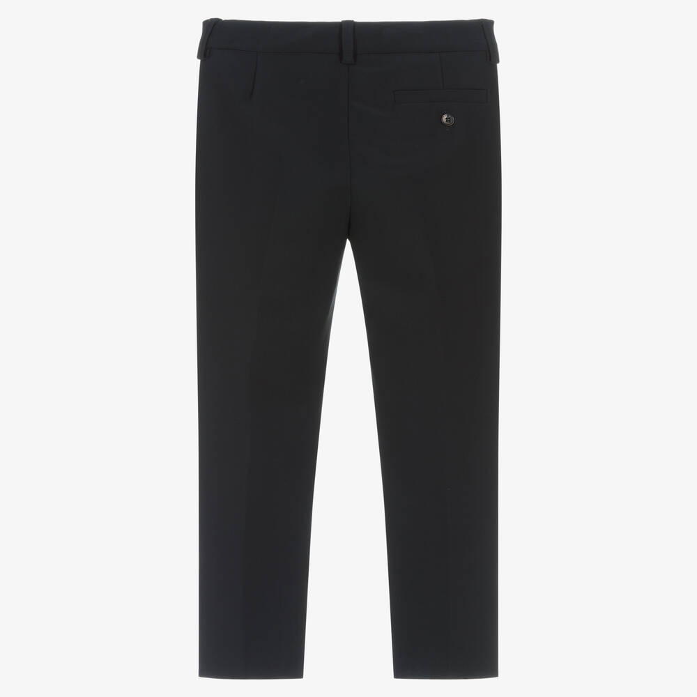 Il Gufo-Boys Blue Tailored Trousers | Childrensalon Outlet
