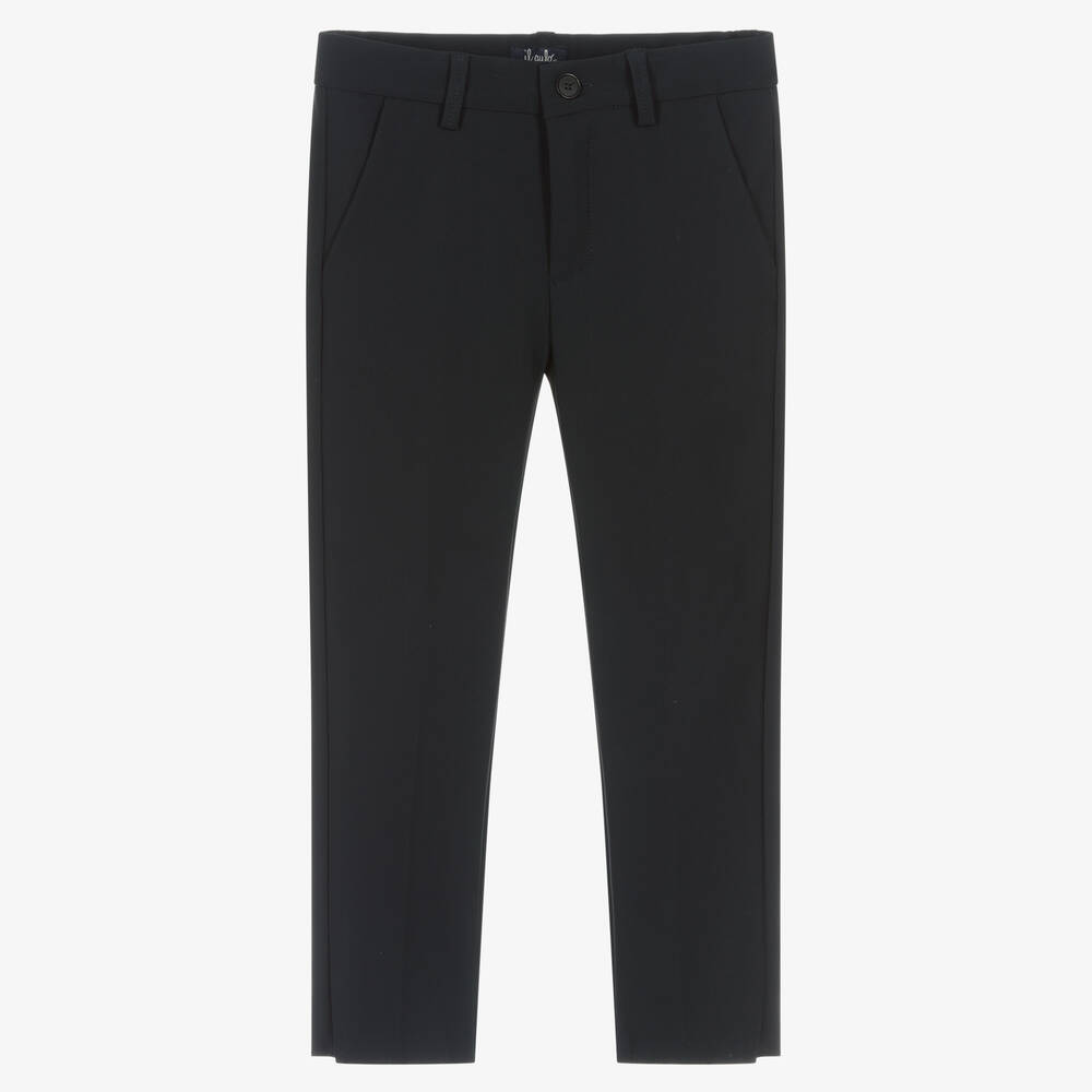 Il Gufo - Boys Blue Tailored Trousers | Childrensalon