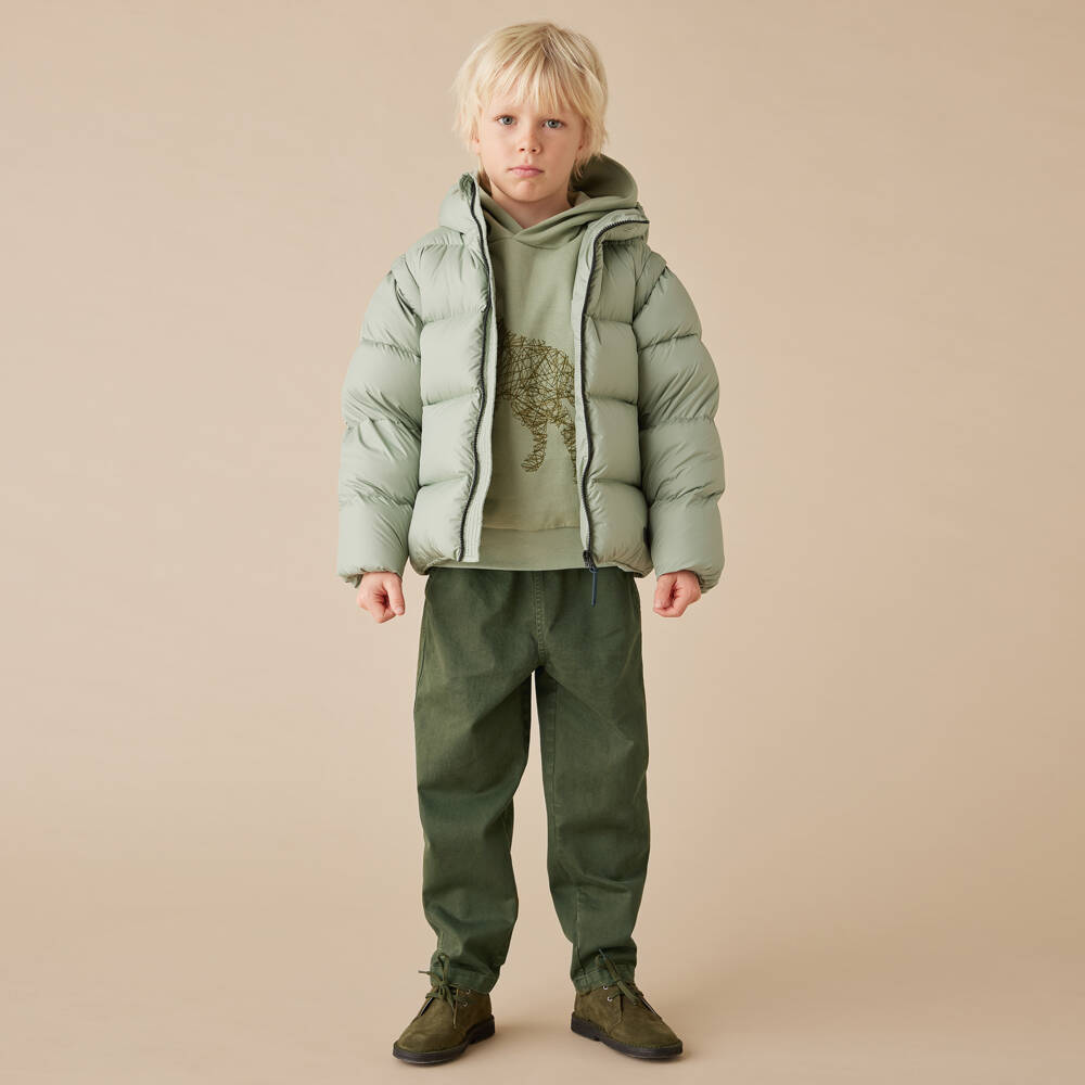 Il Gufo-Boys Casual Green Trousers | Childrensalon Outlet