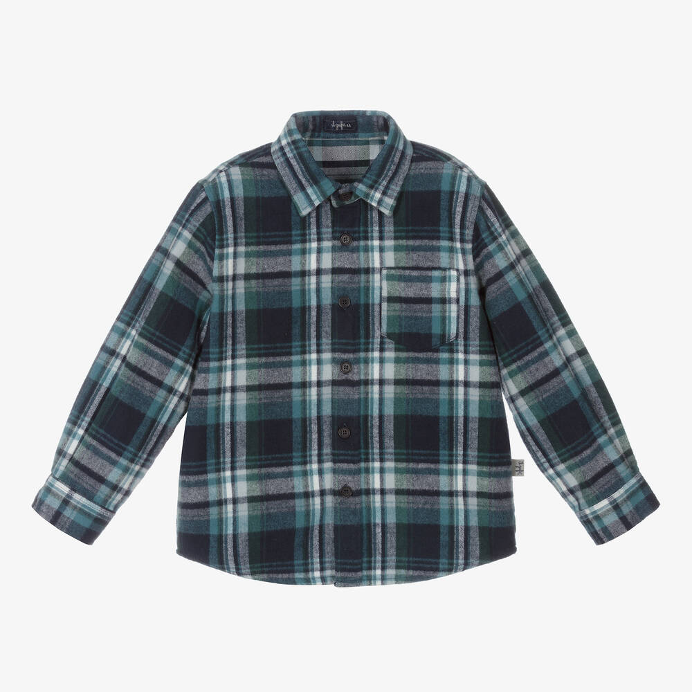 Il Gufo - Boys Checked Cotton Shirt | Childrensalon