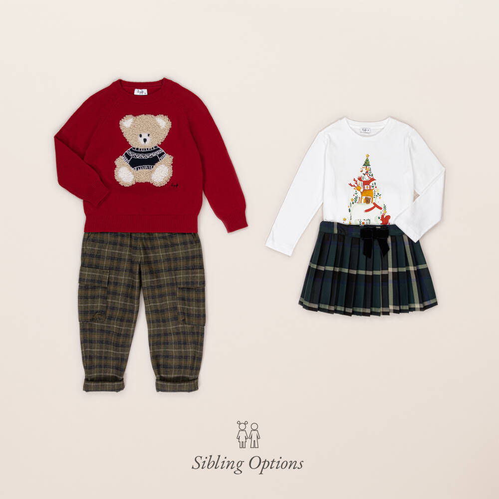 Il Gufo-Boys Cotton Blend Plaid Trousers | Childrensalon Outlet