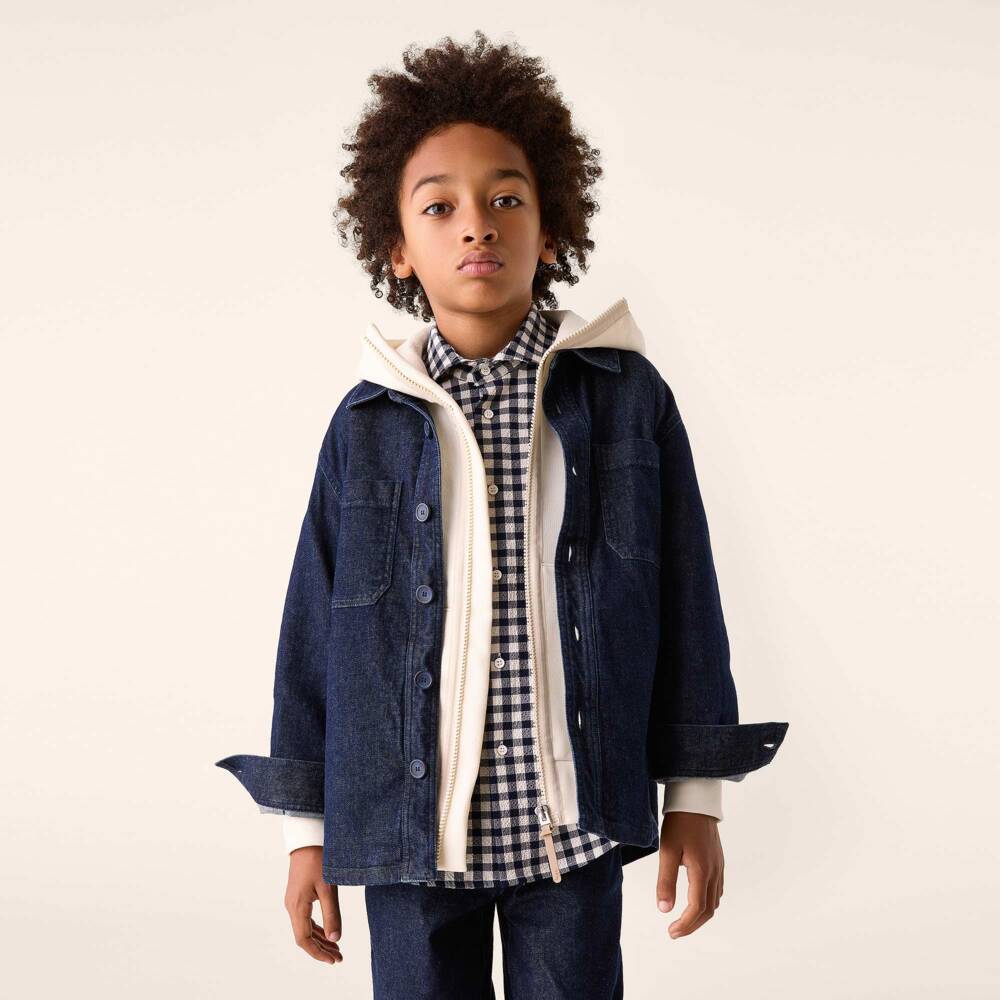 Il Gufo-Boys Creamy Cotton Hoodie | Childrensalon Outlet