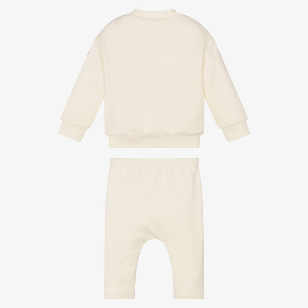 Il Gufo-Boys Creamy Dog Jersey Ensemble | Childrensalon Outlet