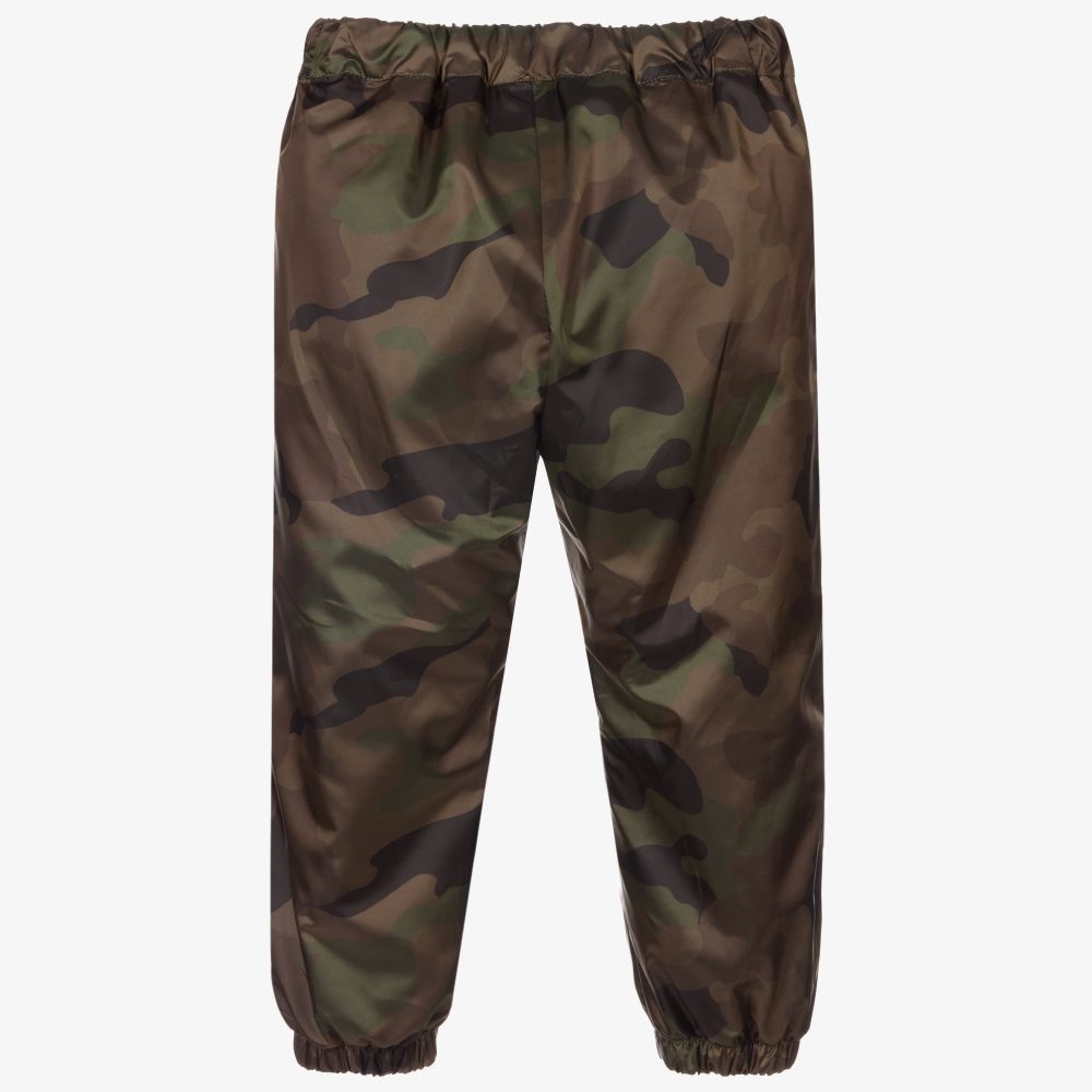 إيل غوفو-جوغرز لون أخضر بطبعة كامو للأولاد | Childrensalon Outlet