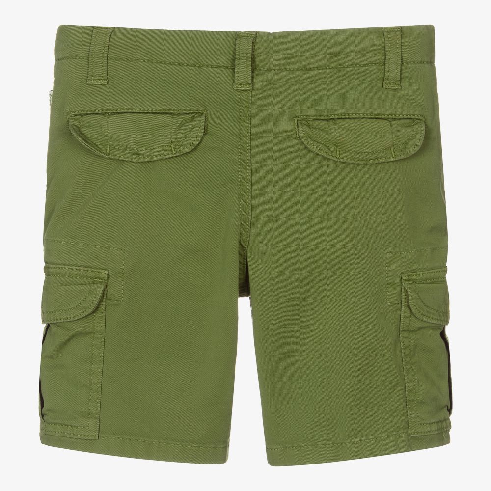 Il Gufo-Зеленые шорты карго для мальчиков | Childrensalon Outlet
