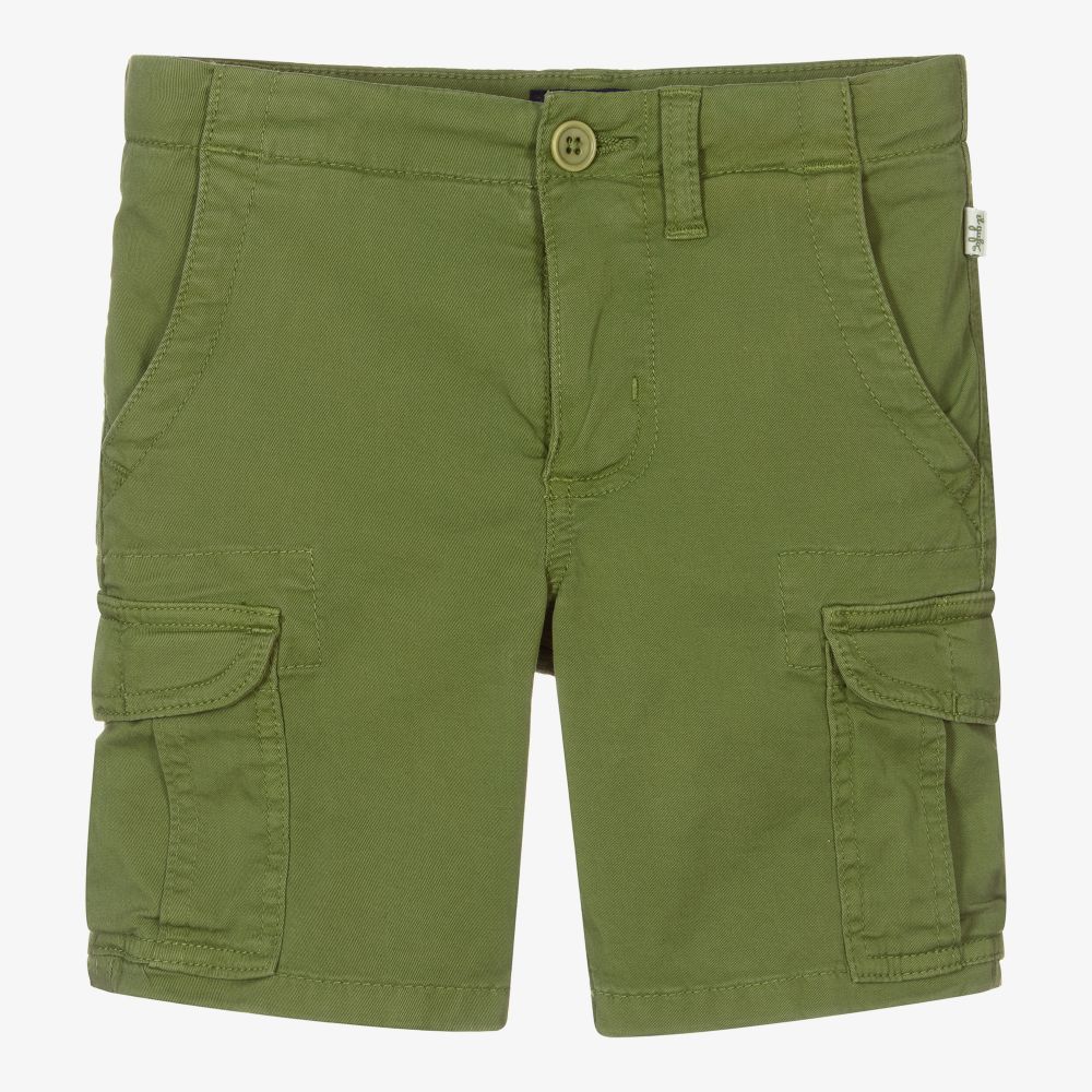 Il Gufo - Grüne Cargoshorts für Jungen | Childrensalon