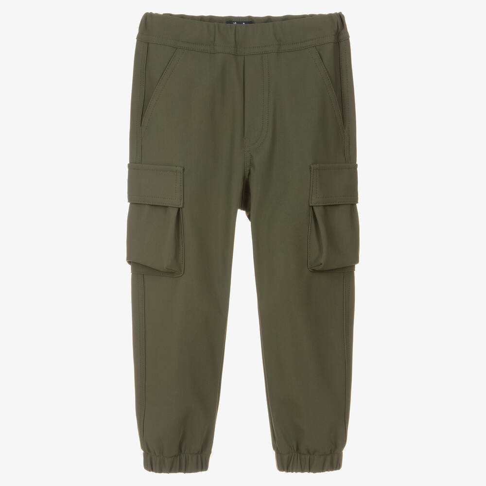 Il Gufo - Boys Green Cargo Trousers | Childrensalon