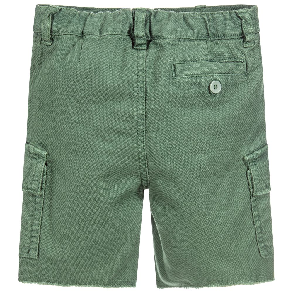 Boys green cargo discount shorts
