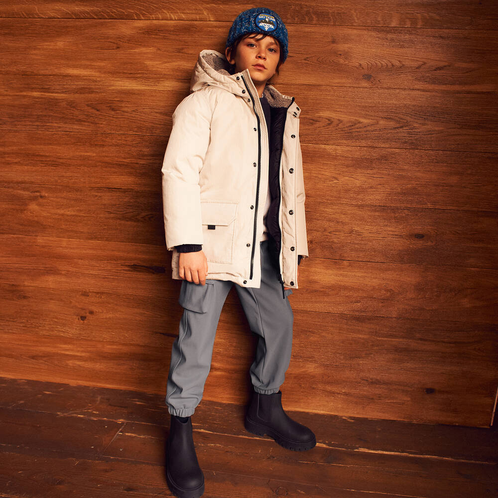 Il Gufo-Серые джоггеры-карго для мальчиков | Childrensalon Outlet