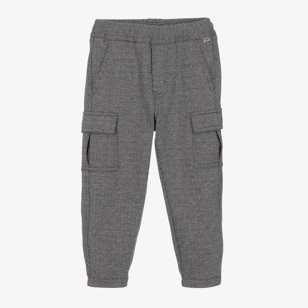 Boys grey cargo trousers new arrivals