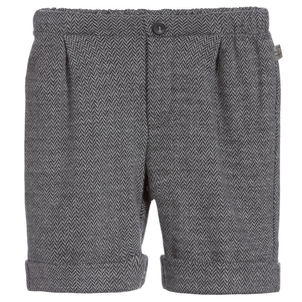 Il Gufo - Graue Jersey-Shorts für Jungen | Childrensalon