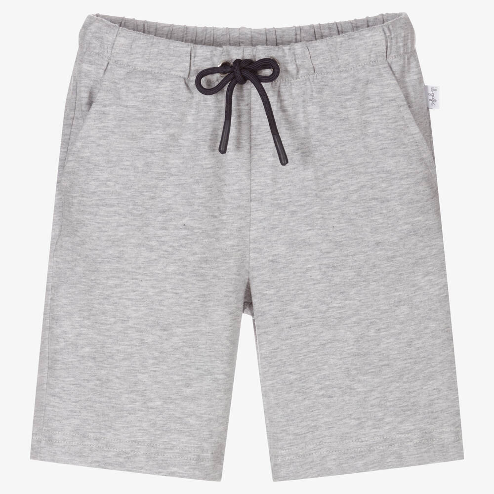 Il Gufo - Short gris en jersey de coton | Childrensalon