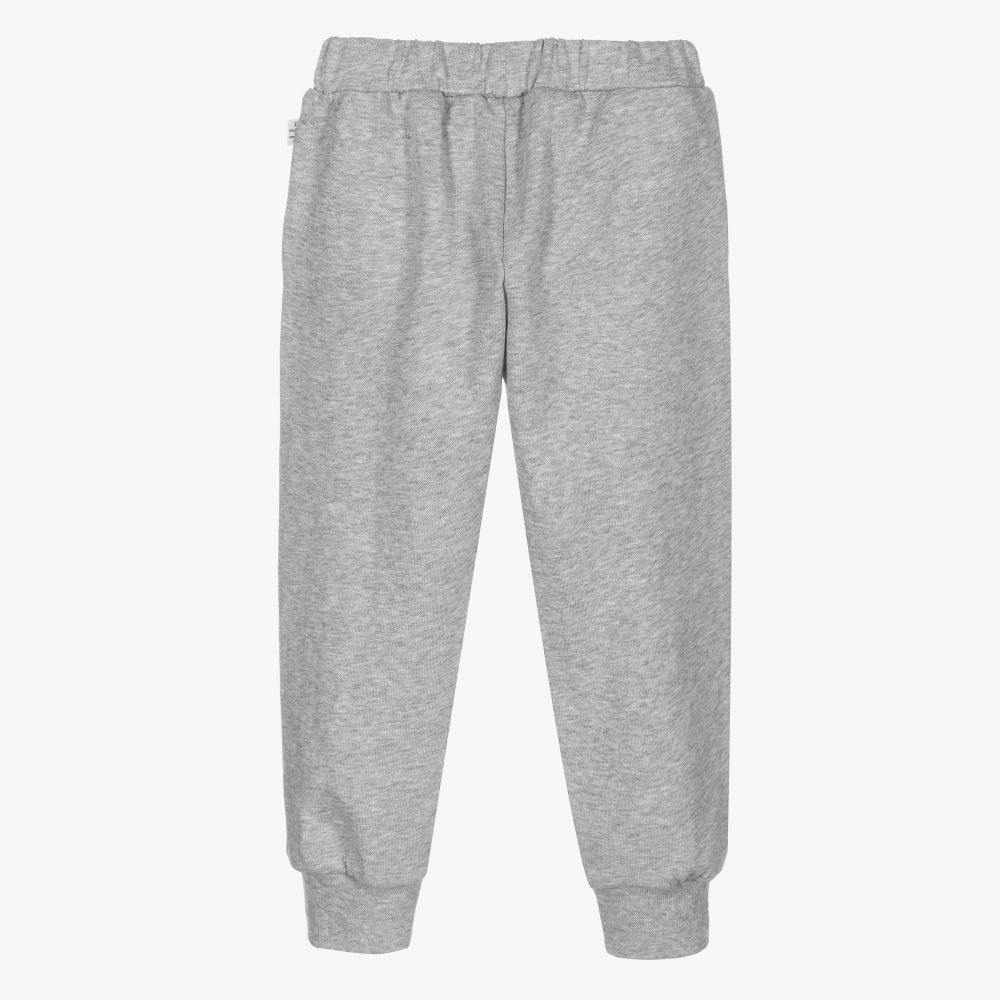 Il Gufo-Boys Grey Cotton Joggers | Childrensalon Outlet