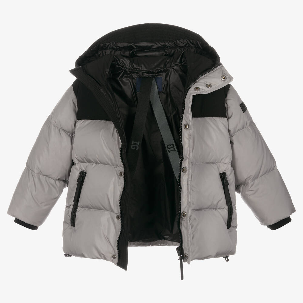 Il Gufo-Серый пуховик для мальчиков | Childrensalon Outlet