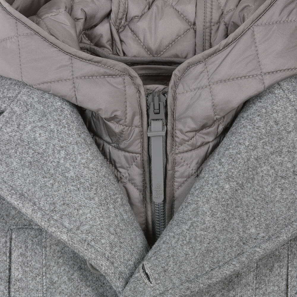 إيل غوفو-معطف 2 في 1 لون رمادي للأولاد | Childrensalon Outlet