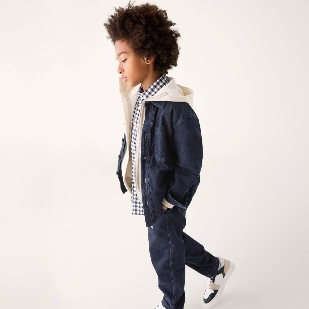 Il Gufo-Boys Indigo Denim Slacks | Childrensalon Outlet